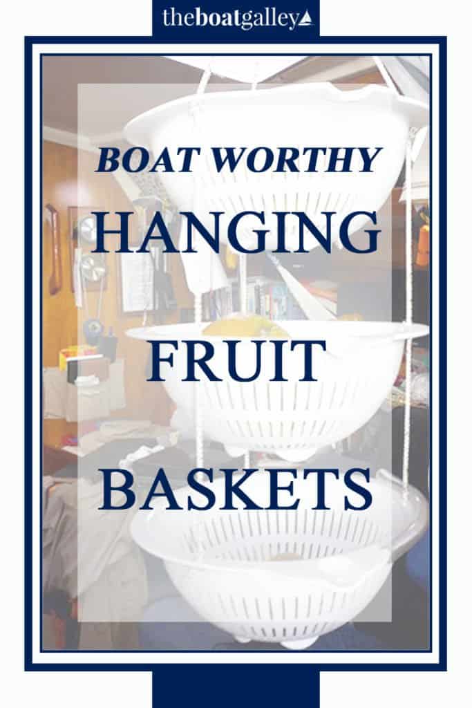 Make your own hanging fruit basket that solves three big problems with the wire ones!  Easy and inexpensive, too.