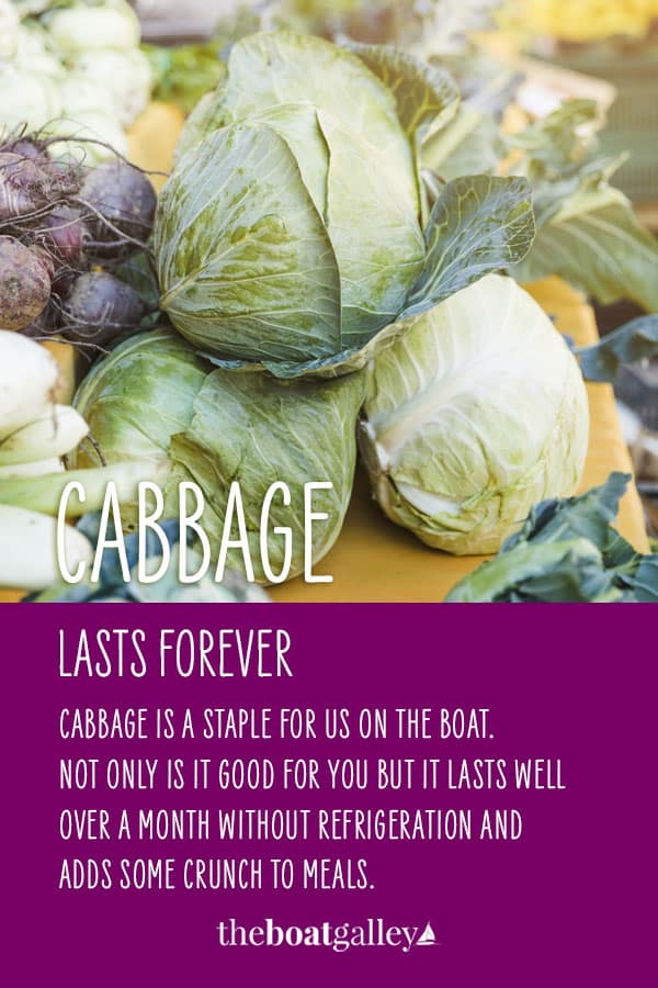 how to store cabbage head