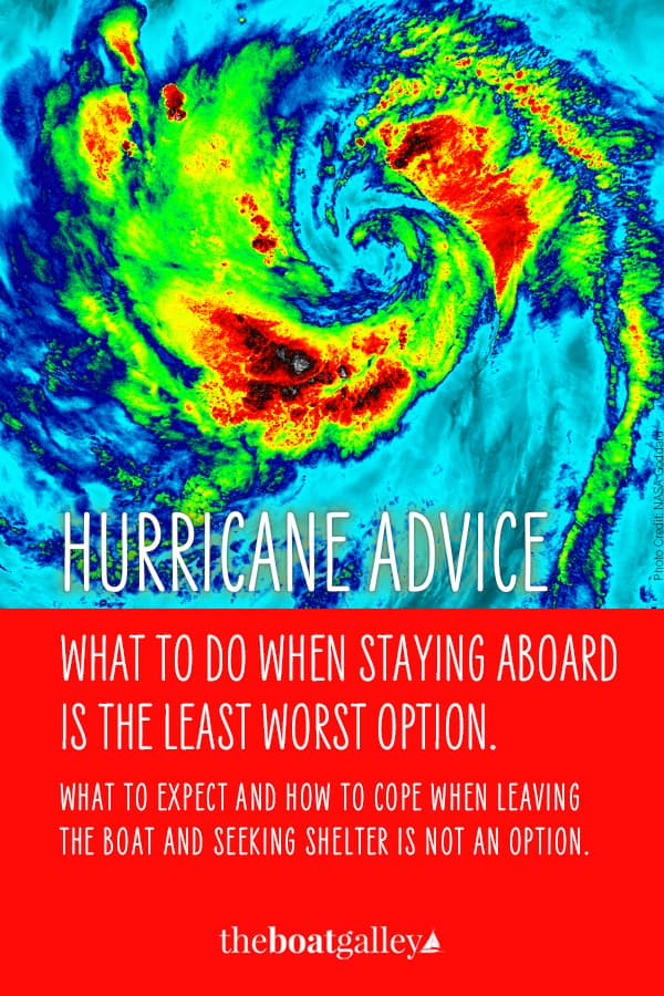 Staying on a boat during a hurricane is NOT recommended. But sometimes it's the "least bad" alternative. What we learned from Hurricane Marty.