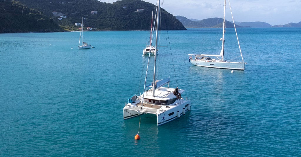 boats in an anchorage - buying the perfect boat