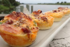 Looking for a special, make-ahead breakfast? Try mini sausage quiches.