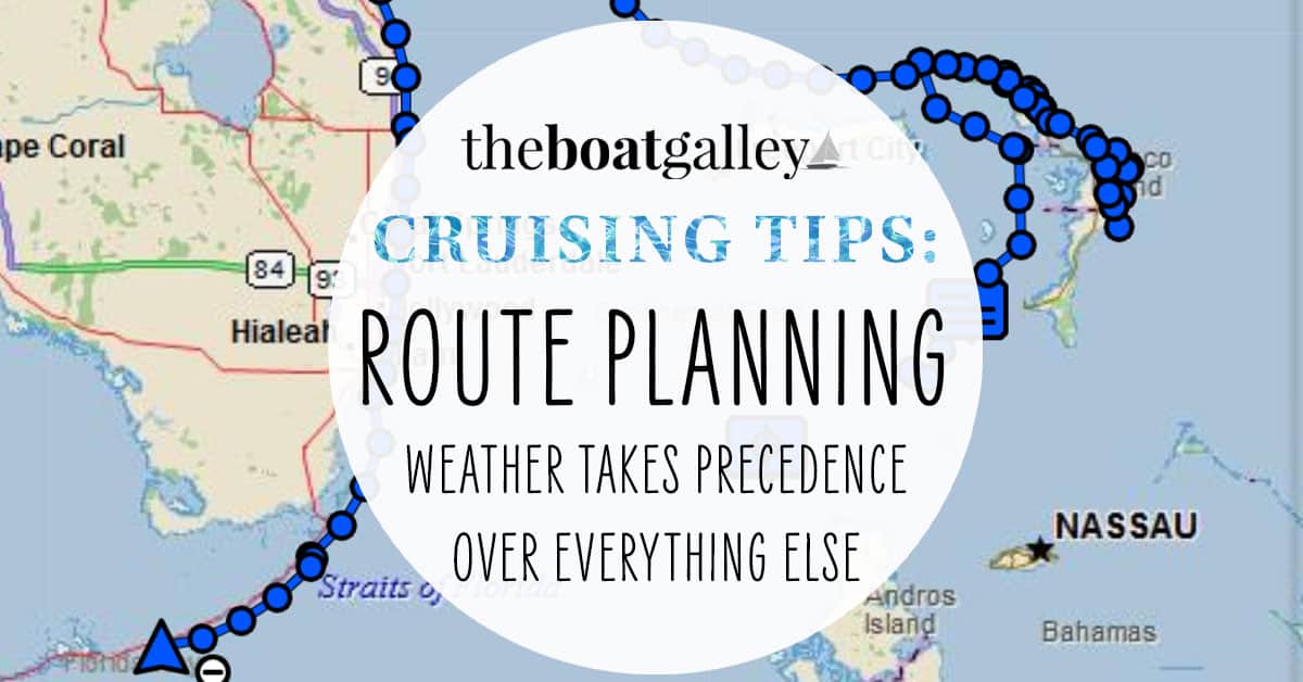 Route Planning - One Example - The Boat Galley