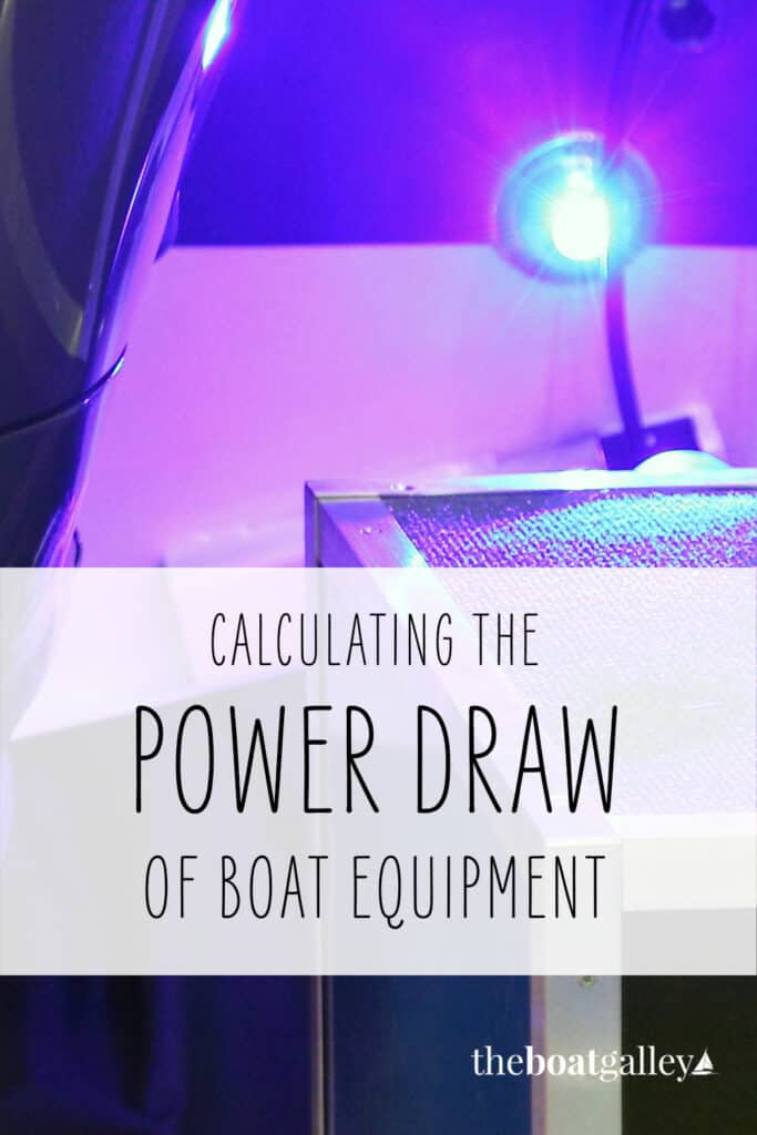 sailboat power draw