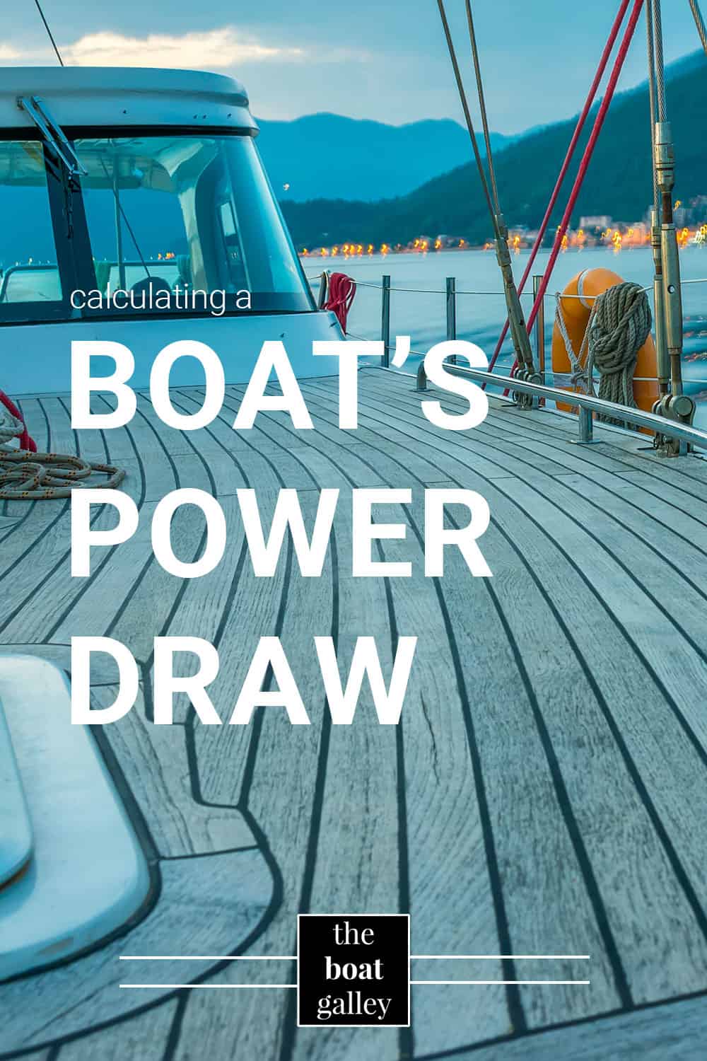 sailboat power draw