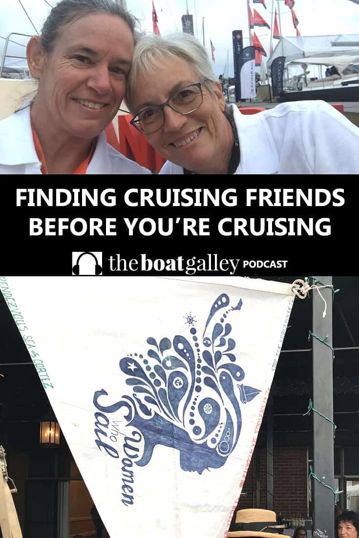 How do you find a tribe of ready-to-go-cruising people when you're stuck on land for a while?