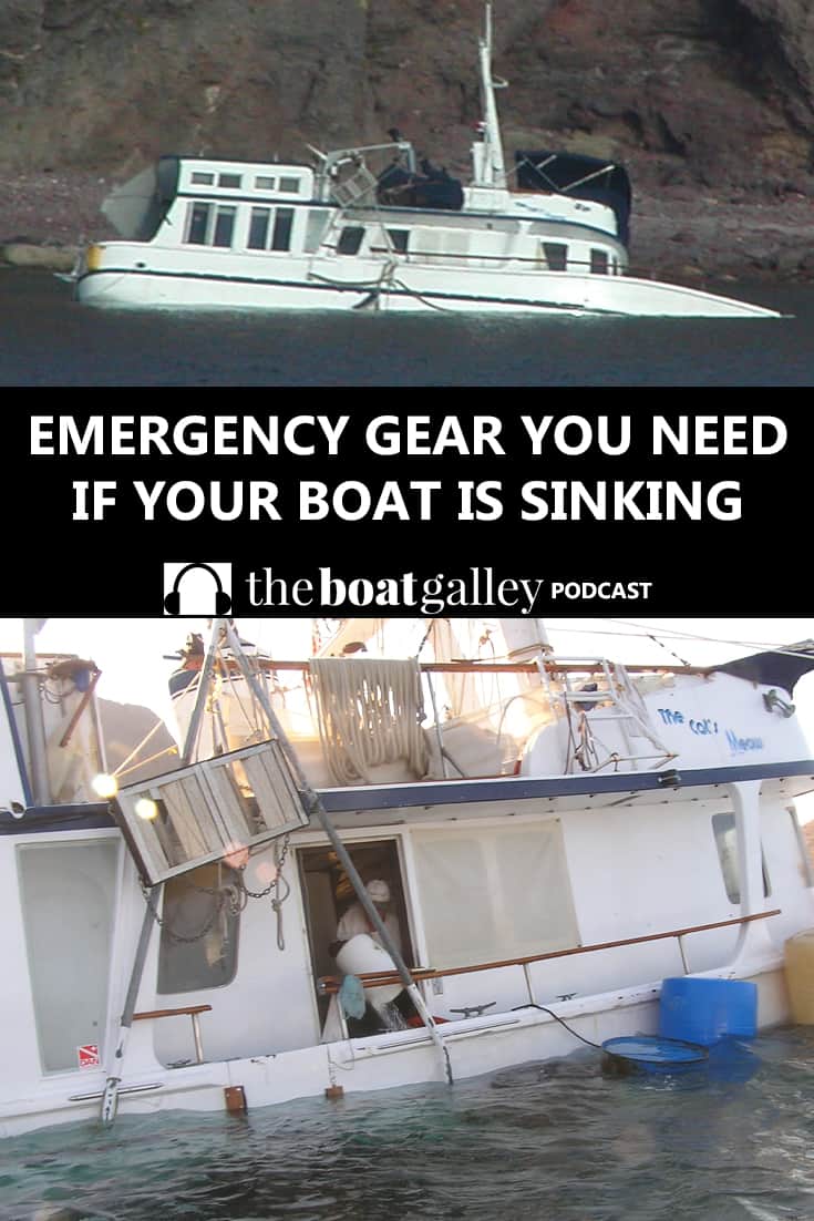 If your boat is holed, you have just minutes to save it -- but it CAN be saved. Four items we carry just in case . . .