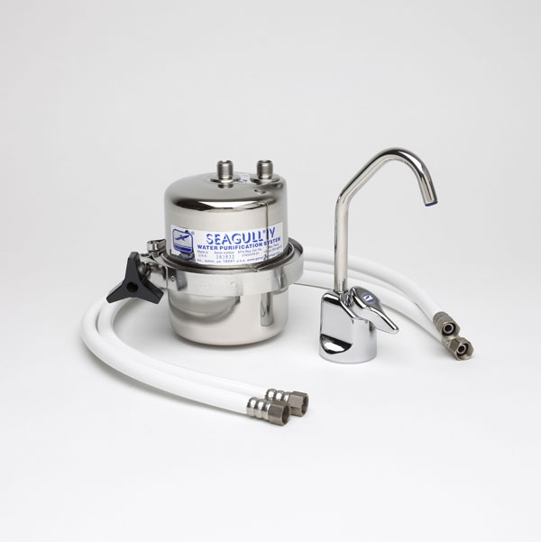 Seagull water filter system before installation