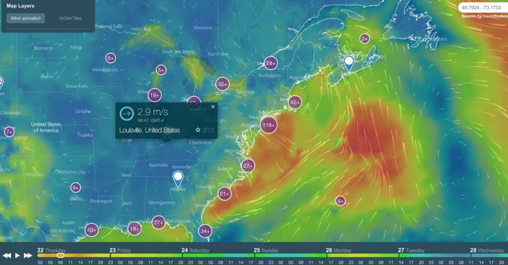 Best weather apps - windy app