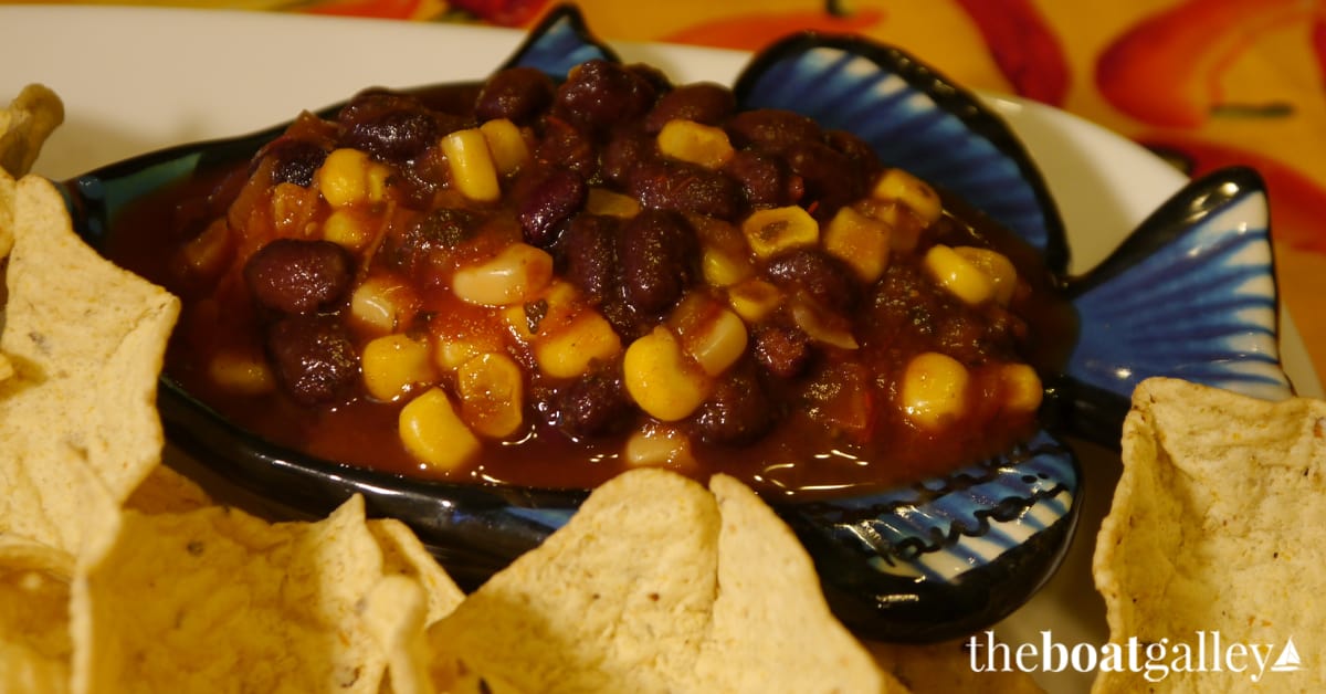 Picture of black bean and corn salsa