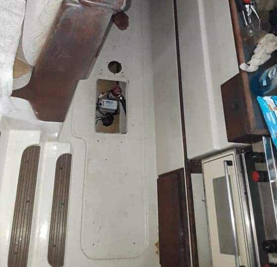 Think your boat is messy when you're working on a project? Take a look at ours!