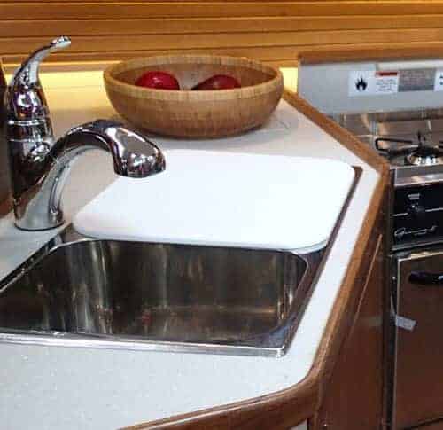 Expand Your Galley Counter Space with Sink Covers - The Boat Galley