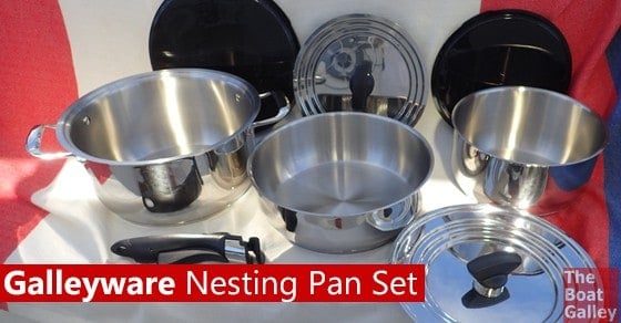 A great nesting pan set -- with numerous options as to number of pans and stainless/non-stick -- at a budget-friendly price!