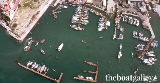 Marina de La Paz after Hurricane Marty