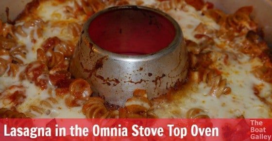 With one small change to your favorite lasagna recipe, it's easy to make in the Omnia Stove Top Baking Oven. And it will taste delicious!