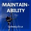 person climbing mast in bosun's chair - easy maintenance boat