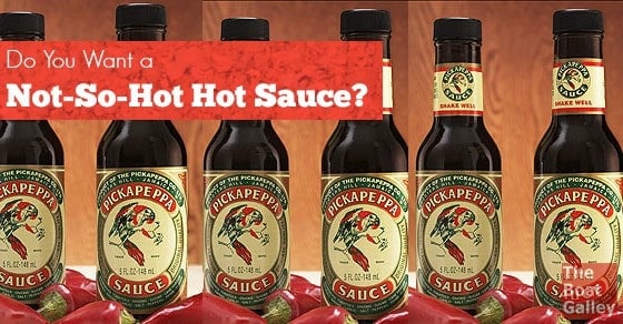 Want a really flavorful sauce that's not really hot -- and doesn't have that harsh pepper taste? Try Pickapeppa -- it's not your usual hot sauce!