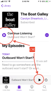 If you've never listened to a podcast before, you might be wondering how to do it. Detailed instructions with screen shots for the newbies!