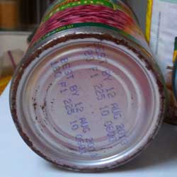 You pull out a can and notice a bit of rust on the rim. It is safe to eat? Do you have to throw it out? Here are the rules for deciding.