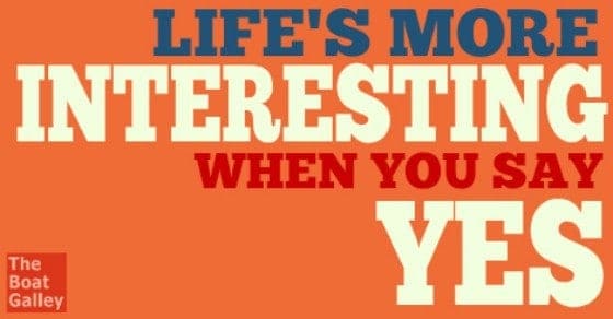 Going outside your comfort zone is scary. But it can be so rewarding . . . read more about how I've learned to say YES