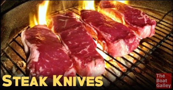 Good steak knives that cut well and don't rust are invaluable if you eat meat. They don't have to cost a fortune!