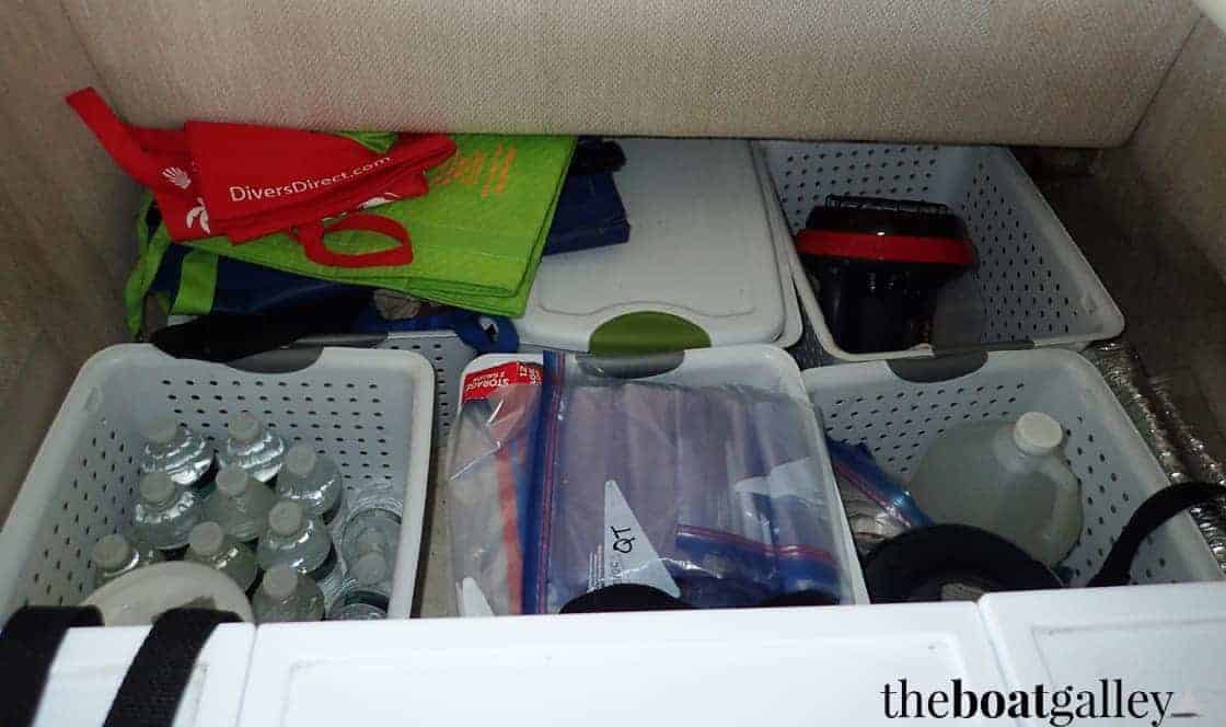 Does Organizing Boat Lockers Waste Space? - The Boat Galley