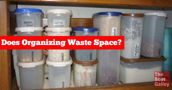 Does Organizing Boat Lockers Waste Space? - The Boat Galley