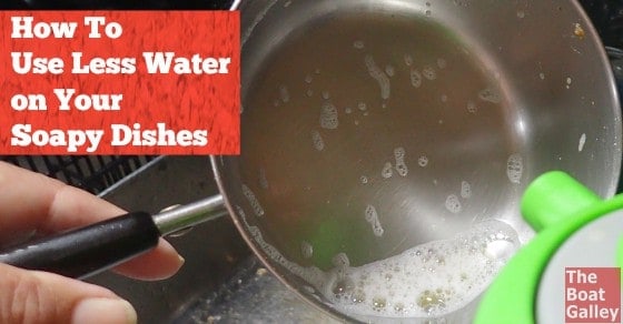 Water is precious but you have to get the soap off the dishes. Use noticably less water with this tip!