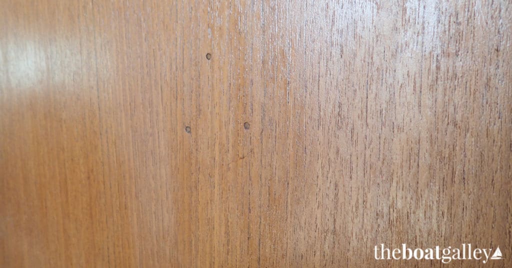 Repairing Screw Holes in Teak The Boat Galley